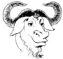  [Gambar Kepala dari GNU] 